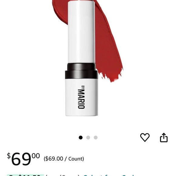 By Mario Soft Pop Blush stick Pomegranate NEW!! - Picture 4 of 4